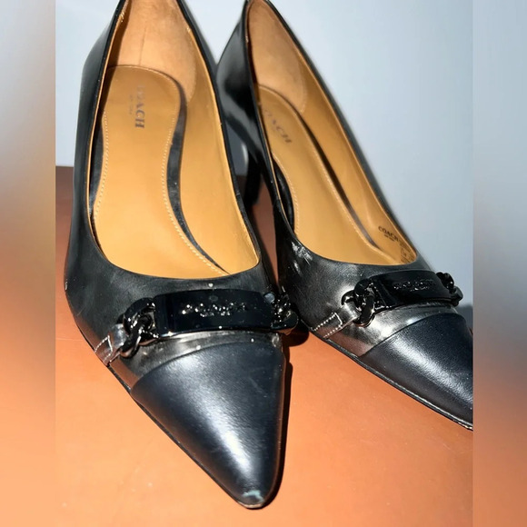 Coach Metallic Leather Sandal Size 5.5 - Picture 11 of 15